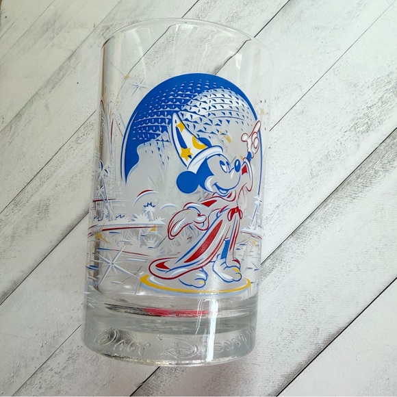Disney Other - Vtg 1996 McDonalds‎ Disney World 25th Anniversary Glass Sorcerer Mickey Epcot